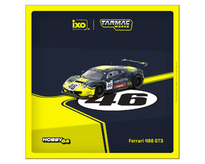 Tarmac Works 1:64 Ferrari 488 Gt3 Gulf 12 Hours 2019 V. Rossi / A. Salucci / L. Marini - Diecast