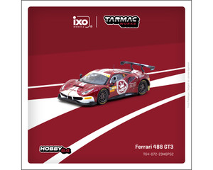 Tarmac Works 1:64 Ferrari 488 Gt3 Macau Gt Cup - Fia Gt World Cup 2023 Harmony Racing Chen Weian - Diecast