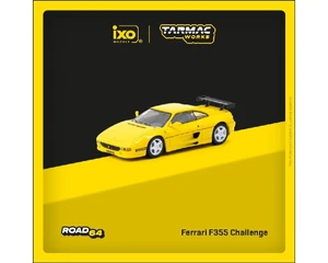 Tarmac Works 1:64 Ferrari F355 Challenge - Yellow - Road64 - Ixo Models - Diecast