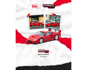 Tarmac Works 1:64 Ferrari F40 Gte - Red - Hobby64 - Diecast