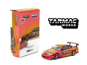 Tarmac Works 1:64 Hks Hiper Silvia Rs-2 Special Edition - Red Chrome - Diecast