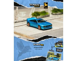 Tarmac Works 1:64 Kimera Evo37 - Blue - Global64 - Diecast
