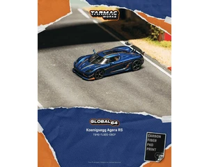 Tarmac Works 1:64 Koenigsegg Agera Rs - Blue Carbon - Global64 - Diecast
