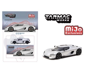 Tarmac Works 1:64 Koenigsegg Cc850 - Silver - Global64 - Mijo Exclusives - Diecast