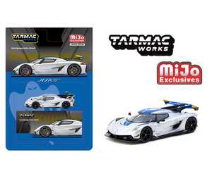 Tarmac Works 1:64 Koenigsegg Jesko Attack - Silver - Global64 Mijo Exclusives - Diecast