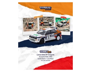 Tarmac Works 1:64 Lancia Delta Hf Integrale Acropolis Rally 1993 Carlos Sainz / Luis Moya - Diecast