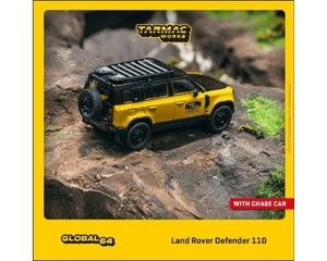 Tarmac Works 1:64 Land Rover Defender 110 Trophy Edition - Yellow - Global64 - Diecast