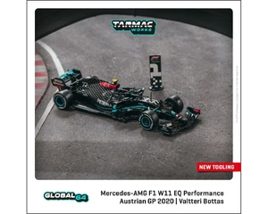 Tarmac Works 1:64 Mercedes-amg F1 W11 Eq Performance Austrian Grand Prix 2020 Winner Valtteri Bottas - Diecast