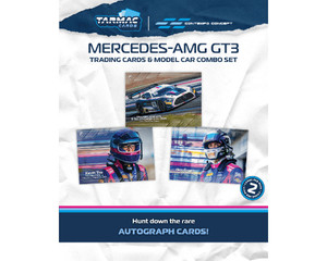 Tarmac Works 1:64 Mercedes-amg Gt3 British Gt Championship 2026 Kevin Tse / Ben Green Model Car + Trading Cards Combo Set- Hobby64 - Diecast