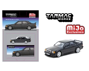 Tarmac Works 1:64 Mercedes-benz 190 E 2.5-16 Evo 1 - Black - Global64 Mijo Exclusives Limited Edition - Diecast