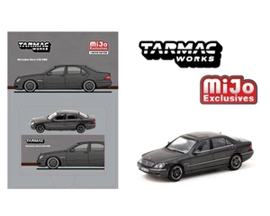 Tarmac Works 1:64 Mercedes-benz S65 Amg - Grey - Global64 - Mijo Exclusives - Diecast