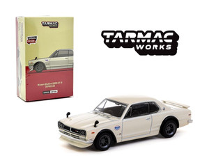 Tarmac Works 1:64 Nissan Skyline 2000 Gt-r (kpgc10) Nismo Festival At Fuji Speedway 2023 Special Edition - White - Global64 - Diecast