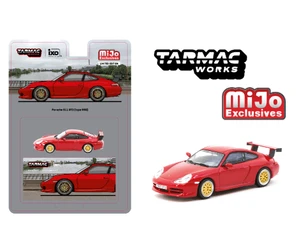 Tarmac Works 1:64 Porsche 911 Gt3 (type 996) - Red - Mijo Exclusives - Diecast