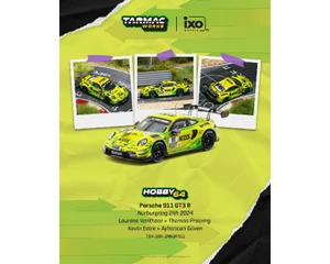 Tarmac Works 1:64 Porsche 911 Gt3 R Nã¼rburgring 24h 2024 Laurens Vanthoor / Thomas Preining / Kevin Estre / Ayhancan Gã¼ven - Hobby64 - Diecast