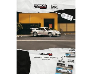 Tarmac Works 1:64 Porsche 911 Gt3 Rs 4.0 (997.2) - White - Ixo Models - Limited Edition - Diecast