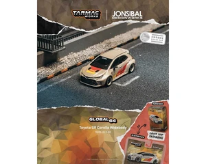 Tarmac Works 1:64 Toyota Gr Corolla Widebody - White - Global64 - Diecast