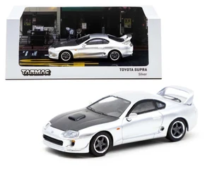 Tarmac Works 1:64 Toyota Supra Silver Hobby64 - Diecast