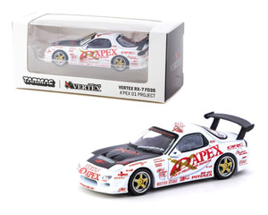 Tarmac Works 1:64 Vertex Rx-7 Fd3s Apex D1 Project - Global64 - Diecast