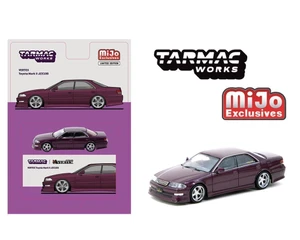 Tarmac Works 1:64 Vertex Toyota Mark Ii Jzx100 - Purple - Global64 - Mijo Exclusives - Diecast