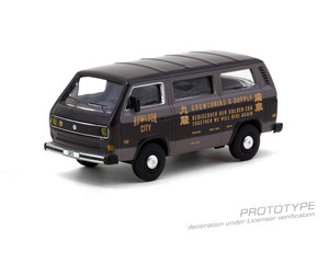 Tarmac Works X Schuco 1:64 Grsx Volkswagen T3 Van - Brown - Gollab64 - Special Edition - Diecast