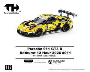 Trends Hobby 1:64 Porsche Gt3 R - B12h 2026 #911 - Diecast
