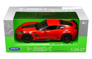 Welly 1:24 2017 Chevrolet Corvette Z06 (red) - Diecast