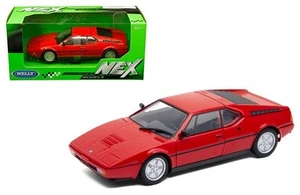 Welly 1:24 Window Box Bmw M1 (red) - Diecast