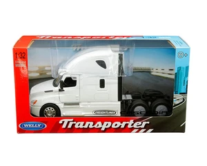 Welly 1:32 Freightliner Cascadia - White - Transporter - Diecast