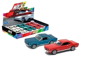Welly 3" 1964 1/2 Ford Mustang - Display Tray Box Of 12 - Diecast