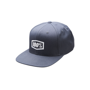 100-percent - Icon Snapback Cap Heather Charcoal - 20044-00003