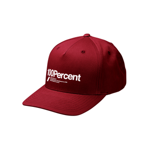 100-percent - Manifesto Snapback Cap Deep Wine - 20044-00010