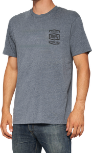 100-percent - Crop Ss Tee Heather Grey Sm - 20144-10006