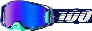 100-percent - Armega Hiper Goggle Noche Hiper Blue Mirror Lens - 50003-10026