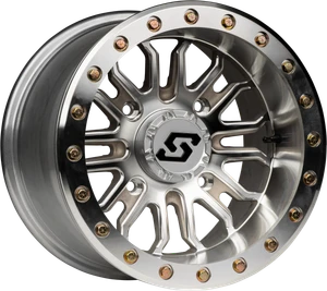 Sedona - Onyx Beadlock Wheel 15x10 4/156 +0mm Machined - S26M-51056-00