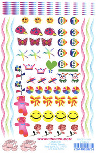 Pine-Pro - 10073 Decal Sheet Girl's - 10073