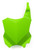 Acerbis - Front Number Plate Green - 2449390006