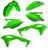 Acerbis - Plastic Kit Green - 2685810006