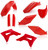 Acerbis - Full Plastic Kit Red - 2645470227