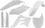 Acerbis - Full Plastic Kit White - 2250450002