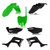 Acerbis - Full Plastic Kit Hon Green/black - 2861931089