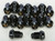 Awc - Lug Nuts Black Pol 3/8"-24 60' Tapered 16/pk - ALUGB-13BX