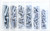 Bolt - Button Head Allen Bolt Assortment 90 Piece Kit - SV-BHM6M8 Bolt - Button Head Allen Bolt Assortment 90 Piece Kit - SV-BHM6M8