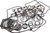 Cometic - Inner Rocker Gasket Evo Sportster 5/pk Oe#17358-84 - C9707 Cometic - Inner Rocker Gasket Evo Sportster 5/pk Oe#17358-84 - C9707