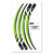 D-cor - Rim Decals Green 4 Pc Set Grn Rim Decals 4 Pc Set - 40-80-217