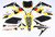 D-cor - Suzuki Raceline Graphics Complete Kit Black - 20-40-250 D-cor - Suzuki Raceline Graphics Complete Kit Black - 20-40-250