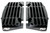 Flo Motorsports - High Flow Radiator Braces Black - FLO 753-2BLK
