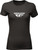 Fly Racing - Women's Fly F-wing Tee Black Sm - 356-0480S