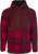 Fly Racing - Fly Half Zip Pullover Hoodie Red Plaid 2x - 354-00222X
