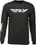 Fly Racing - Fly Corporate Long Sleeve Tee Black Md - 352-4140M