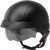 Gmax - Hh-75 Half Helmet Matte Black Md - H1750075